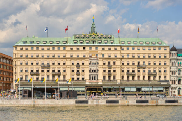 The Grand Hotel Stockholm: Declared the Best Hotel in Scandinavia - Photo Credit: Wikipedia